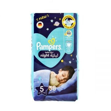 Pampers Diaper Night Mega Pack Size 5 -58s