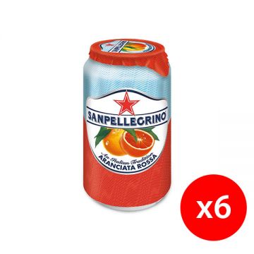 Sanpellegrino Aranciata Rosa Sparkling Juice 6x330ml