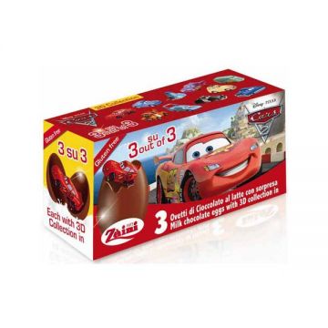 Zaini Choco Egg Disney Cars Sliver