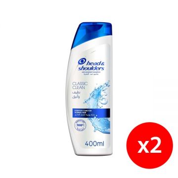 Head & Shoulder Shampoo Classic 2x400ml