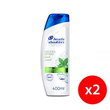 Head & Shoulder Shampoo Menthol 2x400ml