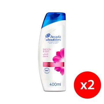 Head & Shoulder Shampoo Smooth & Silky 2x400ml