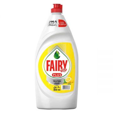 Fairy Plus Dishwash Lemon 800ml