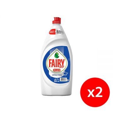 Fairy Dishwashing Liquid Antibacterial 2x800ml