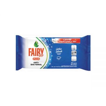 Fairy Anti-bacterial Wipes 30 Count