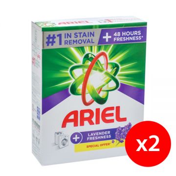 Ariel Detergent Ls Core+ Lavender 2x2.5kg