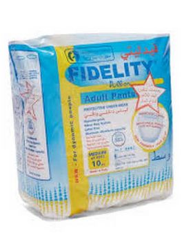 Fidelity Diaper Medium 10