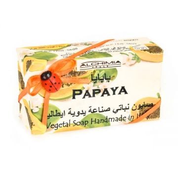 Alchimia Handmade Vegetal Soap - Papaya 200gm