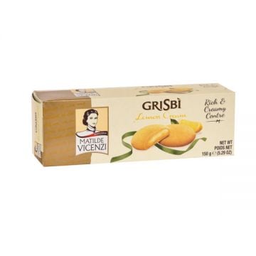 Vicenzi Cream Biscuit Grisbi Lemon 150gm