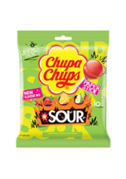 Chupa Chups Lollipop Sour 120gm