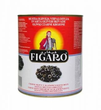 Figaro Sliced Black Olives