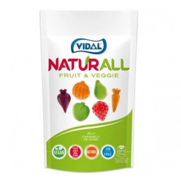 Vidal Natural & Veggie Fruit 180gm