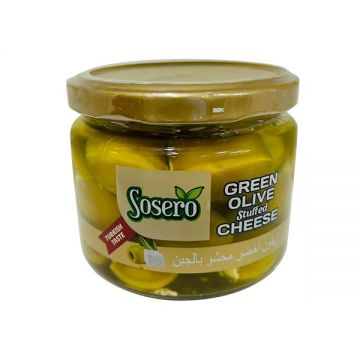 Sosero Green Olives Stuffed With Cheese 290gm