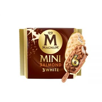 Magnum Mini Ice Cream Almond & White 345ml