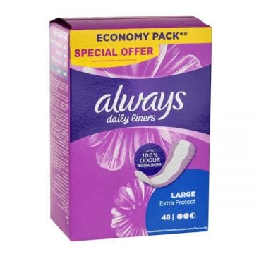 Always Liner Extra Protect 36+12 Count