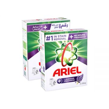 Ariel Detergent Ls Core + Lavender 2x2.5kg