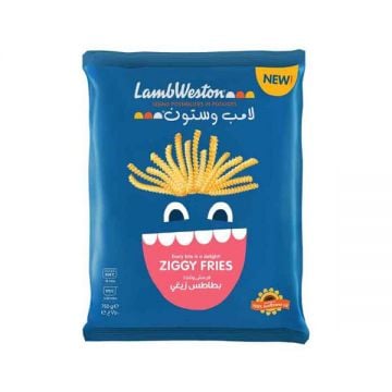 Lamb Weston Frozen Ziggy Fries 750gm