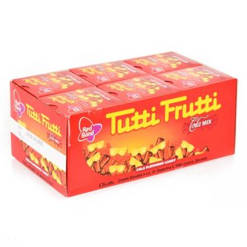 Cloetta Red Band Leaf Tutti Fruti Cola 30x18gm