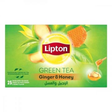 Lipton Green Tea Ginger & Honey 1.5gm 25 Bags