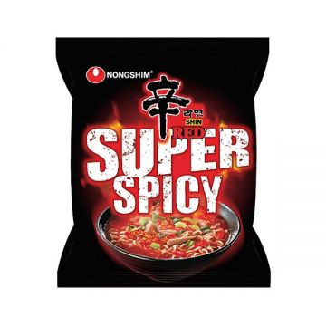 Nong Shim Shin Red Super Spicy Noodle 120gm