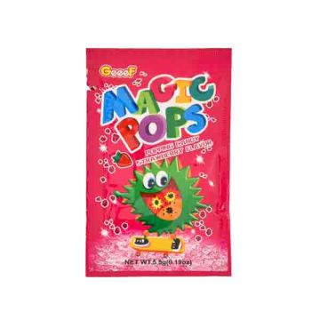 Geefco Magic Pop Strawberry Popping Candy