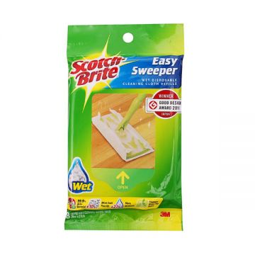 Scotch Brite Easy Sweeper Wet Refill 8s