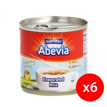 Abevia Evaporated Milk 6x170gm