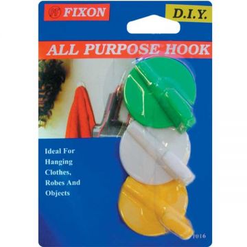 Fixon Adhesive All Purpose Hooks