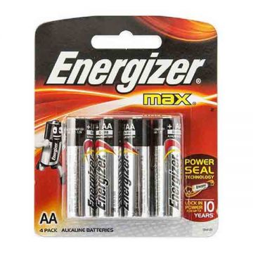 Energizer Alkaline Battery Max Power Seal 4