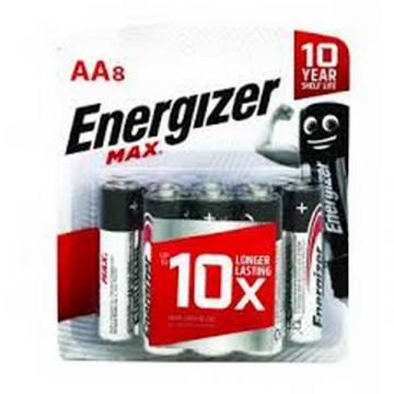 Energizer Alkaline Battery Max Power Seal 8