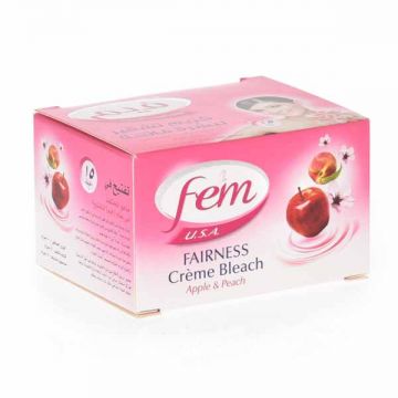 Fem Fairness Cream Bleach Apple Peach 100gm