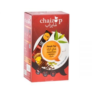 Chaizup Instant Premix Karak Tea With Masala 20gm Pack Of 10