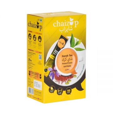 Chaizup Instant Premix Karak Tea With Saffron 20gm Pack Of 10