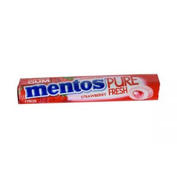 Mentos Pure Fresh Gum Rolls Strawbery