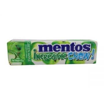 Mentos Incredible Chewing Gum Green Apple 45gm