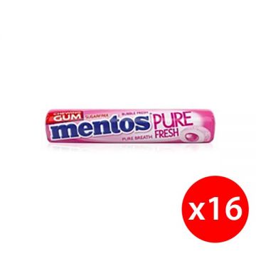 Mentos Spearmint Chewing Gum Roll 16x15.75gm