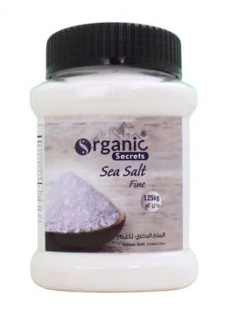 Organic Secret Fine Sea Salt 1.25kg