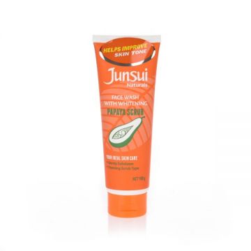 Junsui Naturals Face Wash Papaya Scrub 100gm