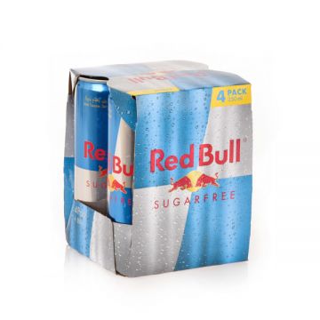 Red Bull Energy Drink Sugar Free 4x250ml