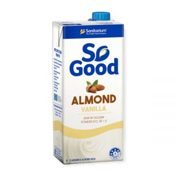 Sanitarium So Good Unsweetened Almond/vanilla Milk 1ltr