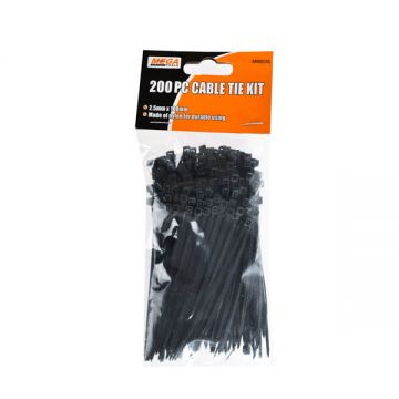 Mega Cable Tie Kit 200Pc