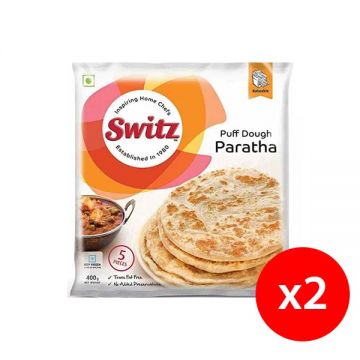 Switz Frozen Plain Paratha 2x400gm