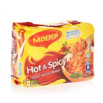 Maggi 2 Minute Noodle Hot &spicy 5x78gm