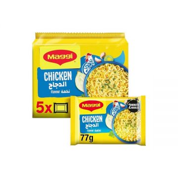 Maggi 2min Noodles Chicken 4+1x77gm
