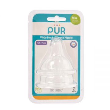 Pur Wide Neck Silicone Teats