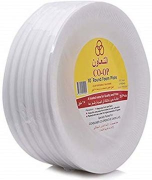 Co-Op Coop Foam Plate 9 25